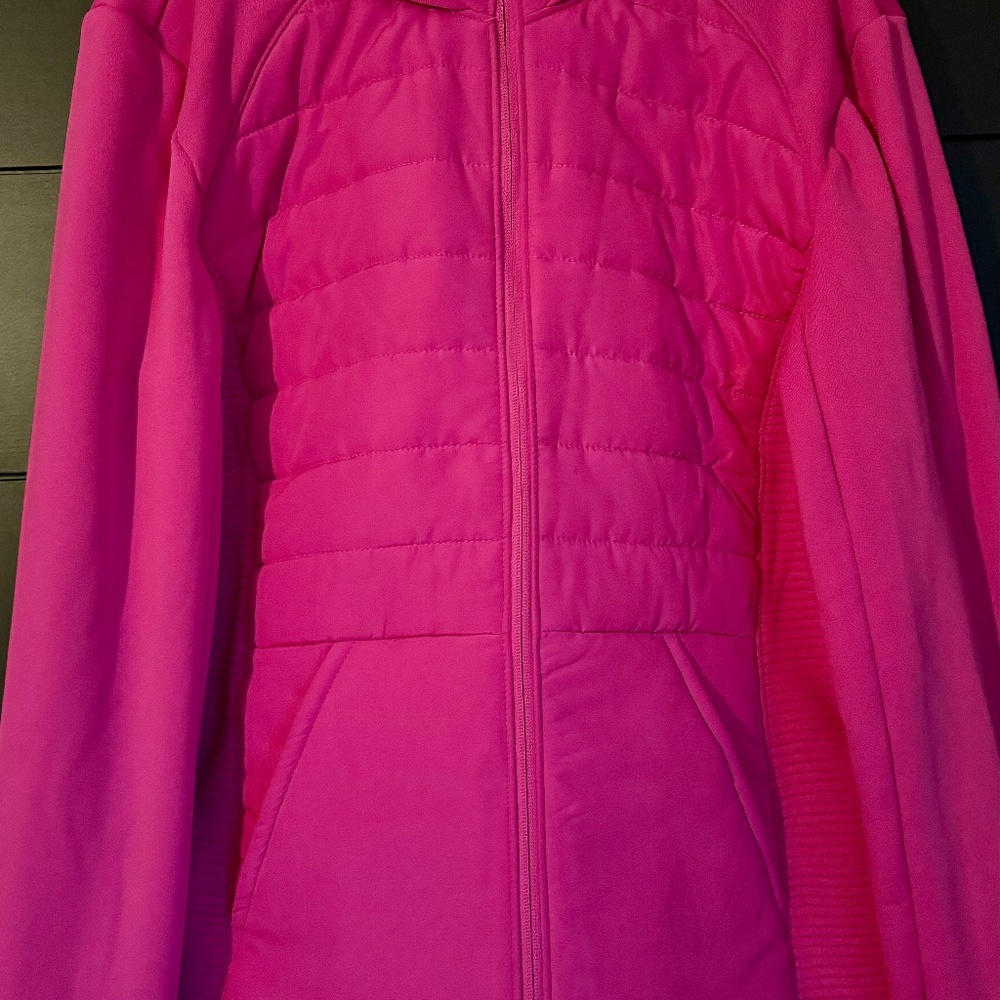 Tek Gear mixed media hooded jacket